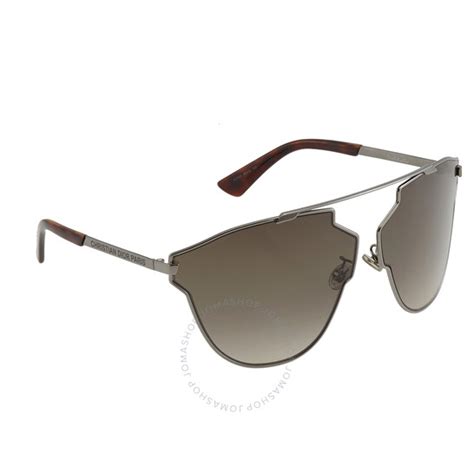 Dior SOREALFAST Brown Gradient Pilot Ladies Sunglasses